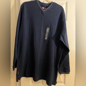 NWT Men’s Chaps Vneck Long Sleeve Shirt